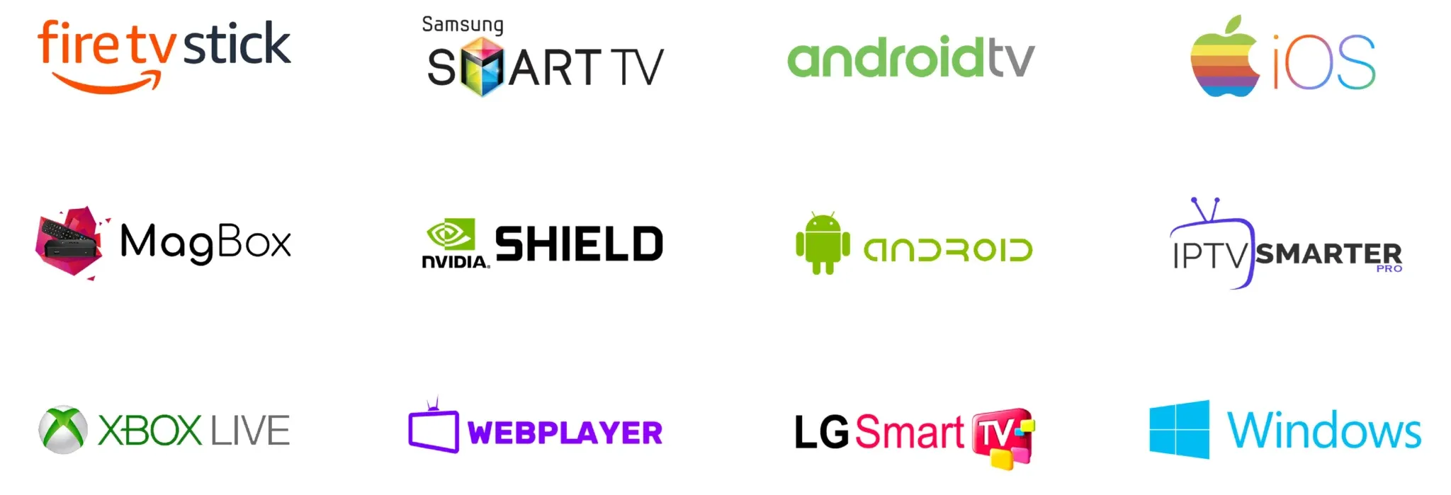 ExYu IPTV kompatibel mit Fire TV Stick, Samsung & LG Smart‑TV, Android TV, Apple TV, MAG‑ und Formuler‑Box – alle Ex‑Yu Länder